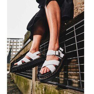 LIKE NEW! Dr. Martens Voss II White Sandals